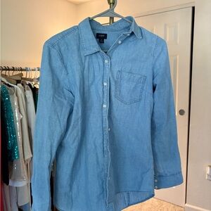 J. Crew denim button up